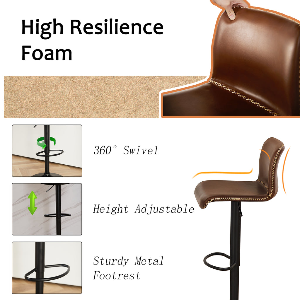 FIRAVOE Adjustable Bar Stools