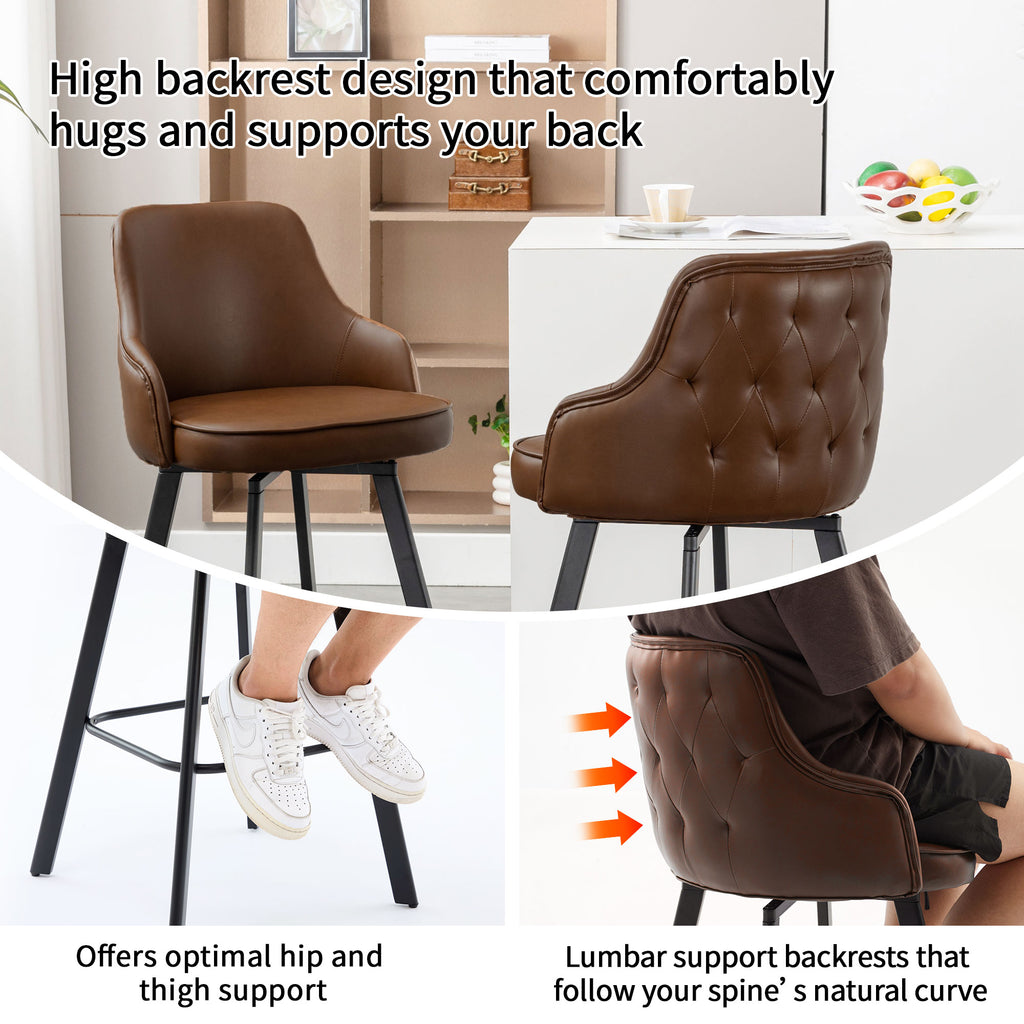 FIRAVOE Swivel Bar Stools