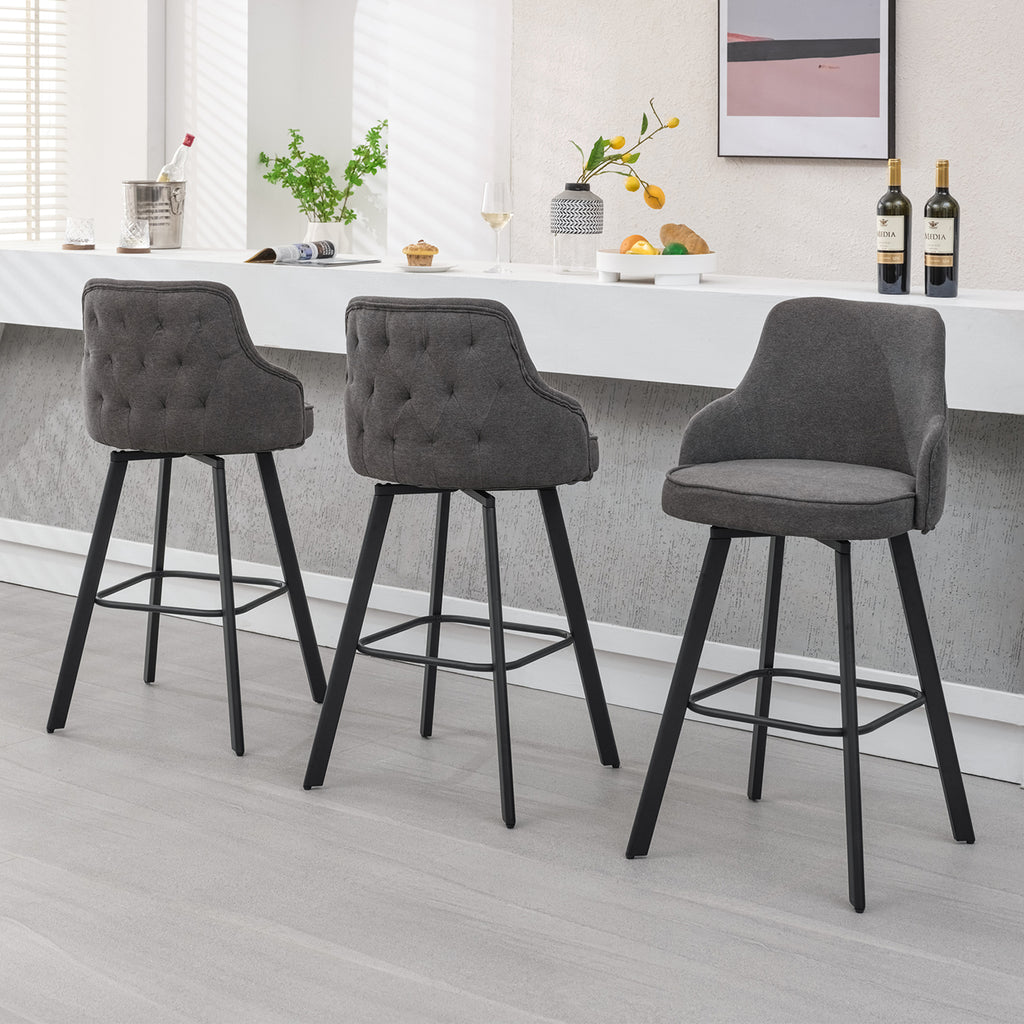 FIRAVOE Swivel Bar Stools
