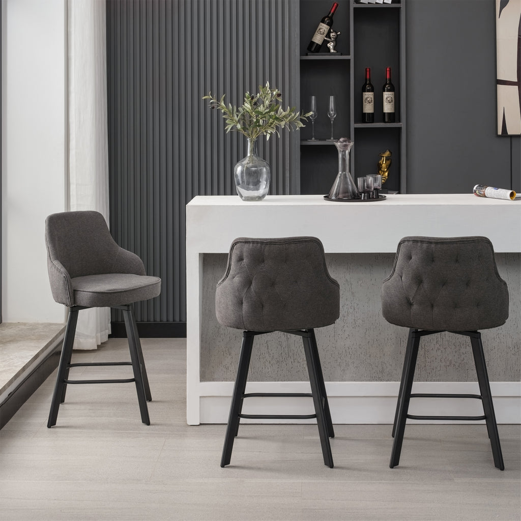 FIRAVOE Swivel Bar Stools
